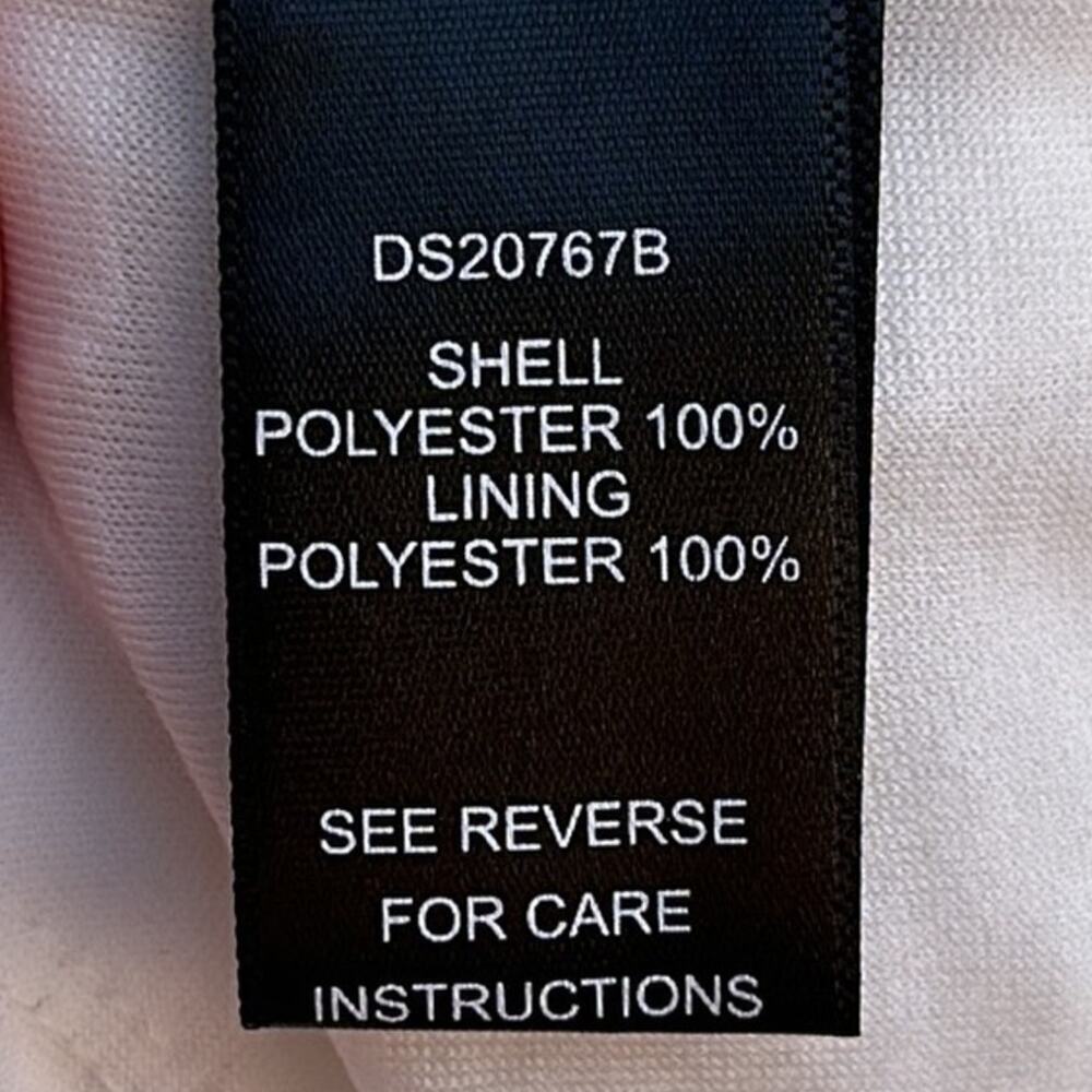 Ark & Co White Ruffle Shift Dress Raw Hem Mini Short Sleeve Bridal Size Small - Picture 8 of 8